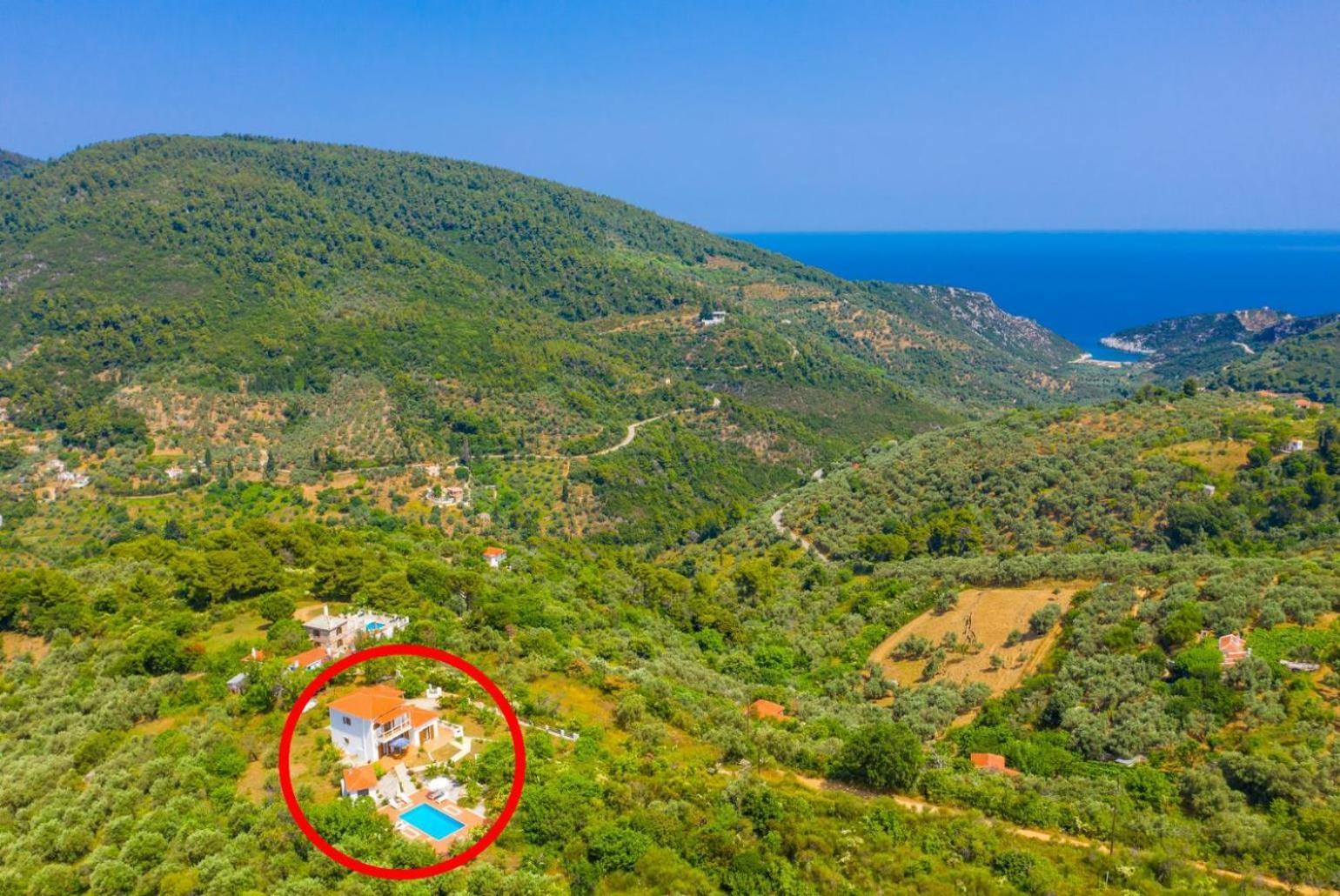 Villa Glafki Panormos  Kültér fotó
