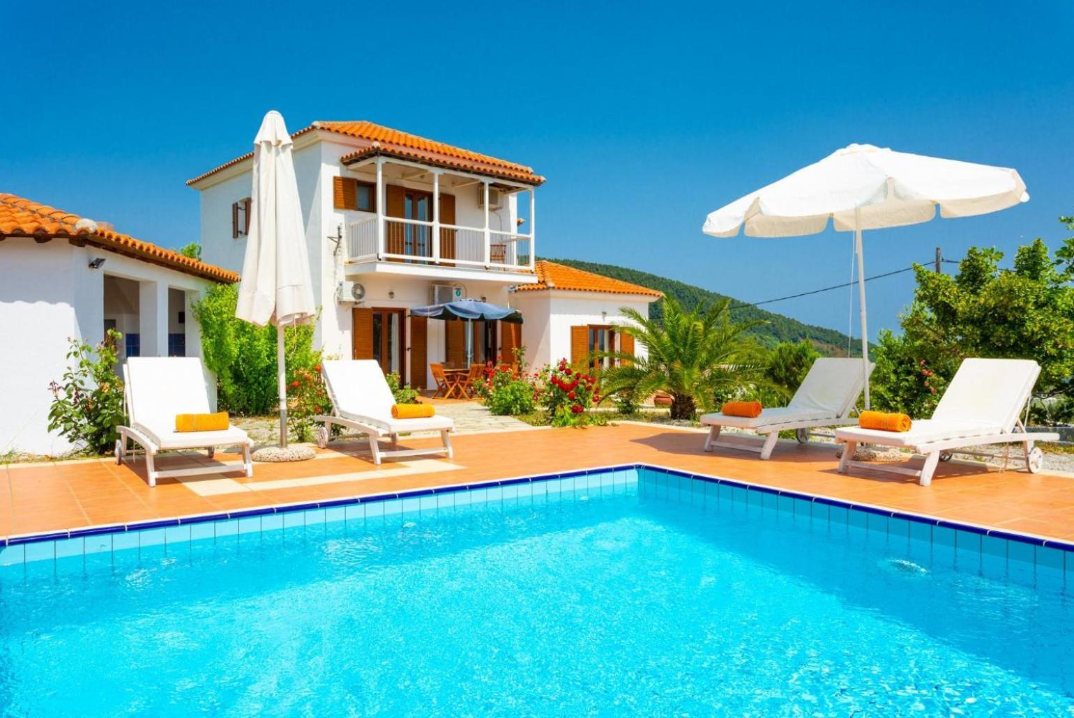 Villa Glafki Panormos  Kültér fotó
